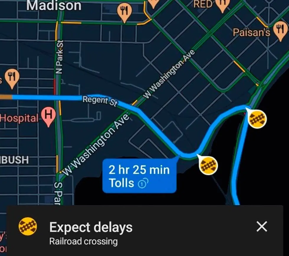 google maps tren - Cómo descargar un track en Google Maps