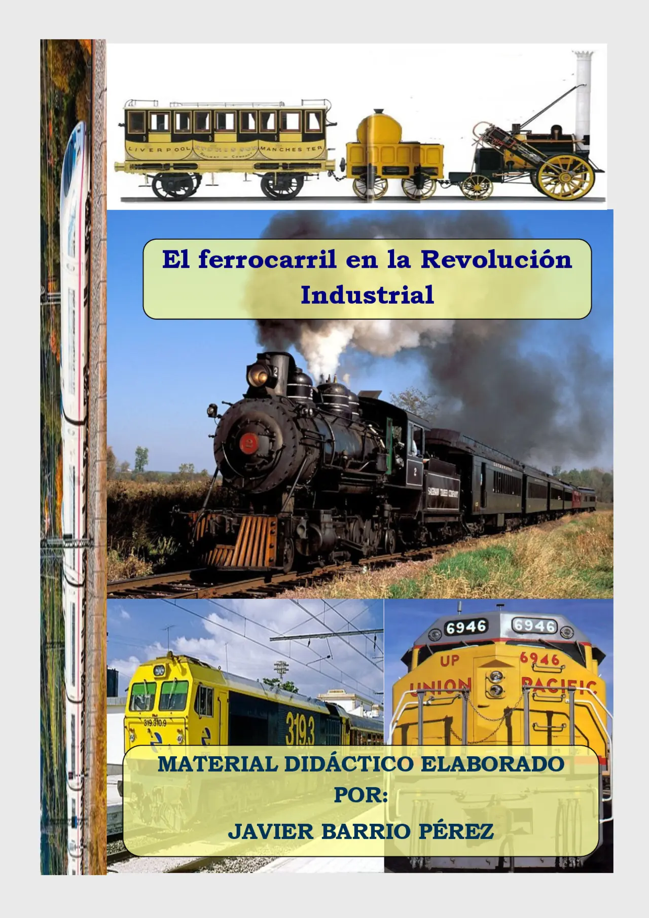 ferrocarriles navegacion revolucion industrial - Cómo era el transporte en la primera Revolución Industrial