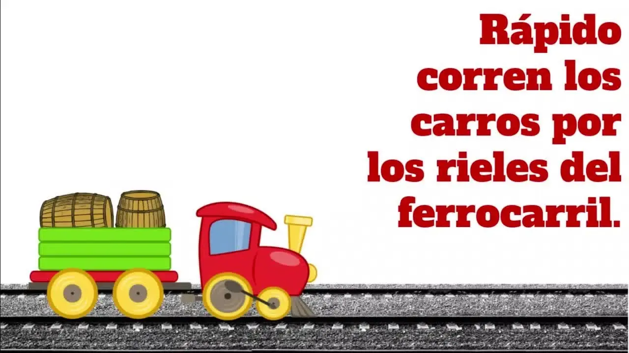 trabalenguas del ferrocarril - Cómo es el dicho del ferrocarril