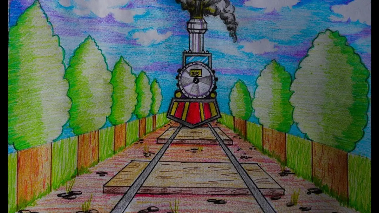 perspectiva tren - Cómo explicar la perspectiva