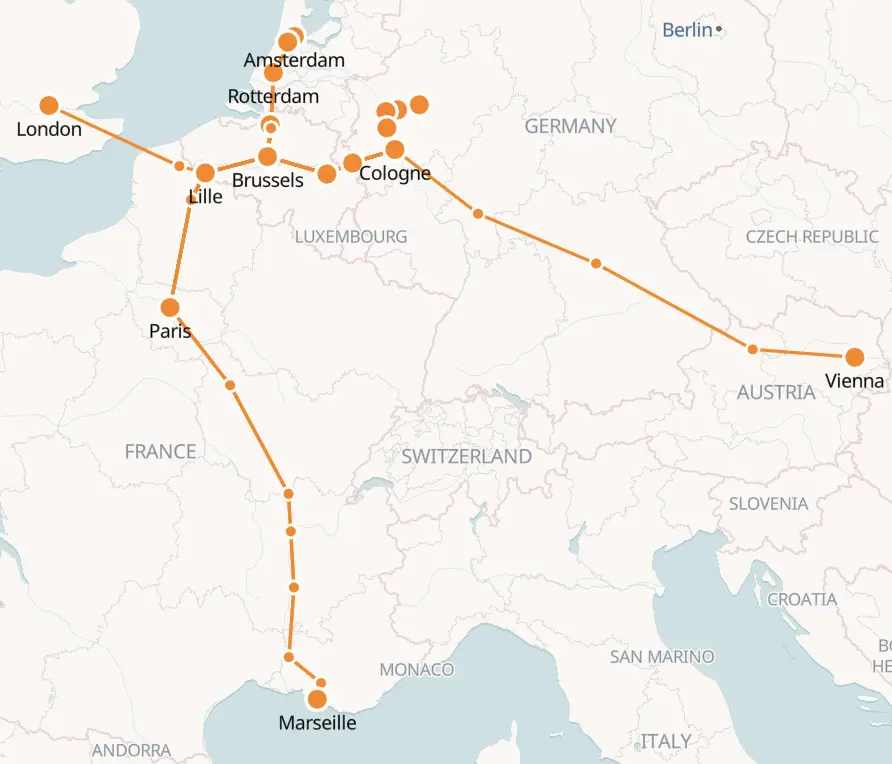 belgica a alemania en tren - Cómo ir de Bélgica a Berlín