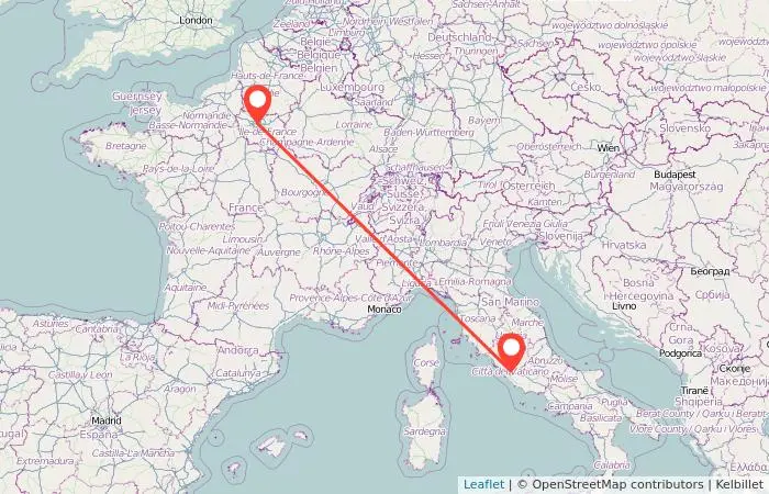 como llegar de paris a roma en tren - Cómo ir de Francia a Roma