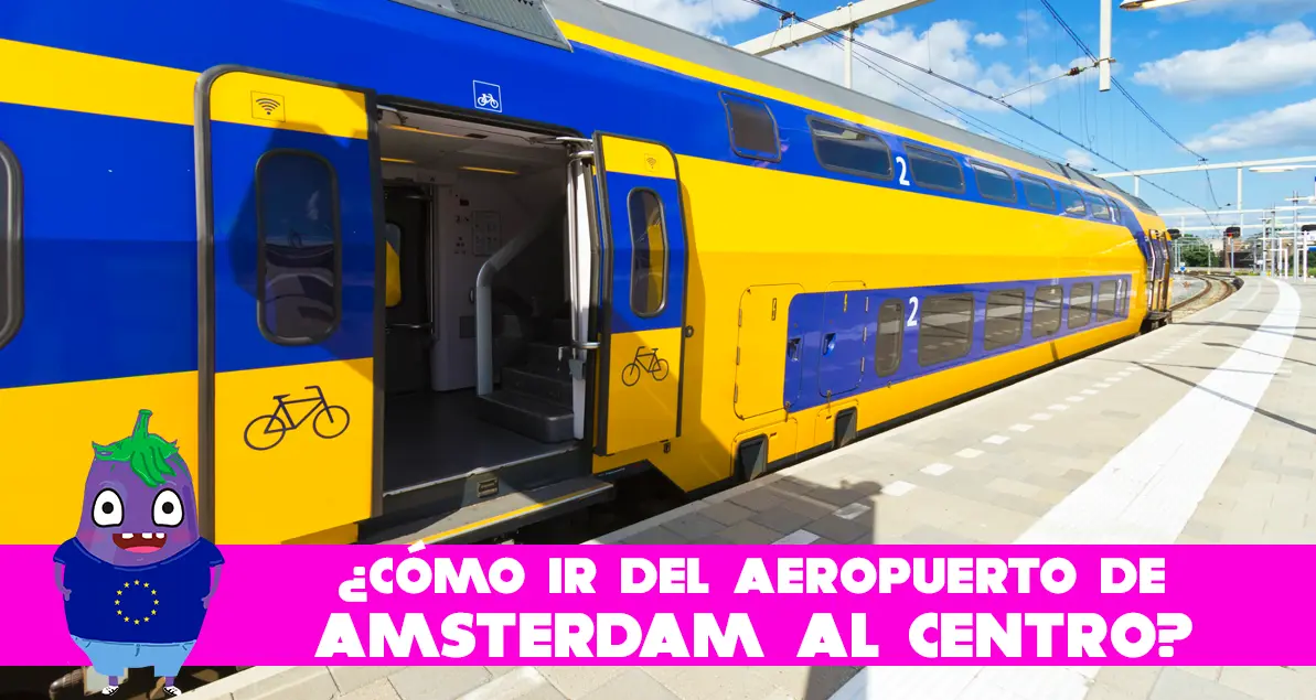 tren del aeropuerto de amsterdam al centro - Cómo ir del aeropuerto de Ámsterdam al centro en tren