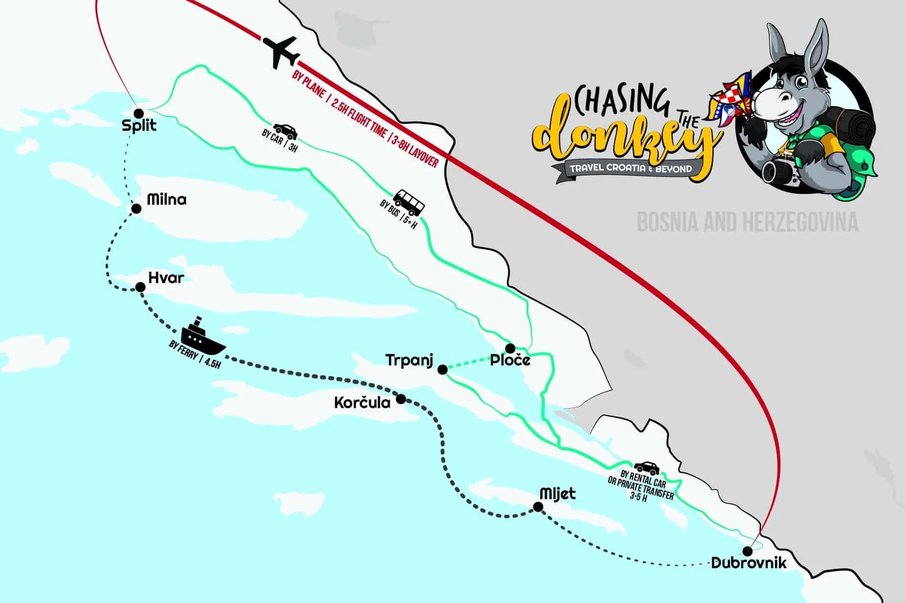split a dubrovnik tren - Cómo ir desde Split hasta Dubrovnik