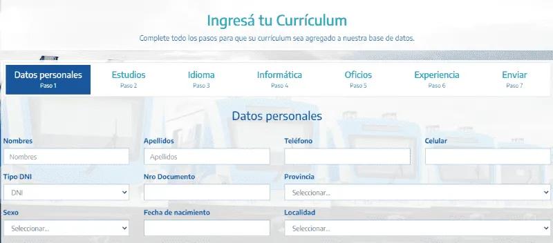 ferrocarriles argentinos cv - Cómo mandar el currículum a Carrefour