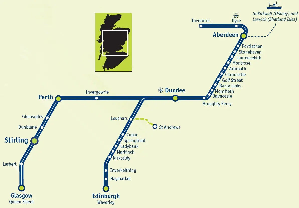 distancia de edimburgo a glasgow en tren - Cómo moverse de Glasgow a Edimburgo
