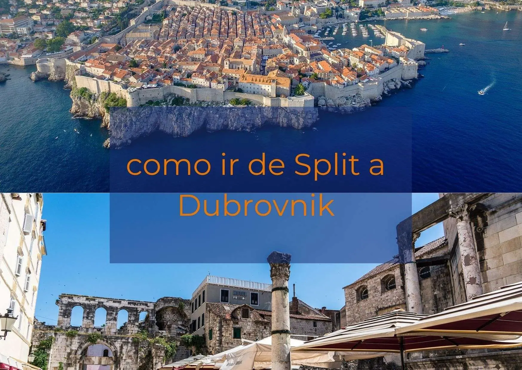 como ir de dubrovnik a split en tren - Cómo moverse por Dubrovnik a Split