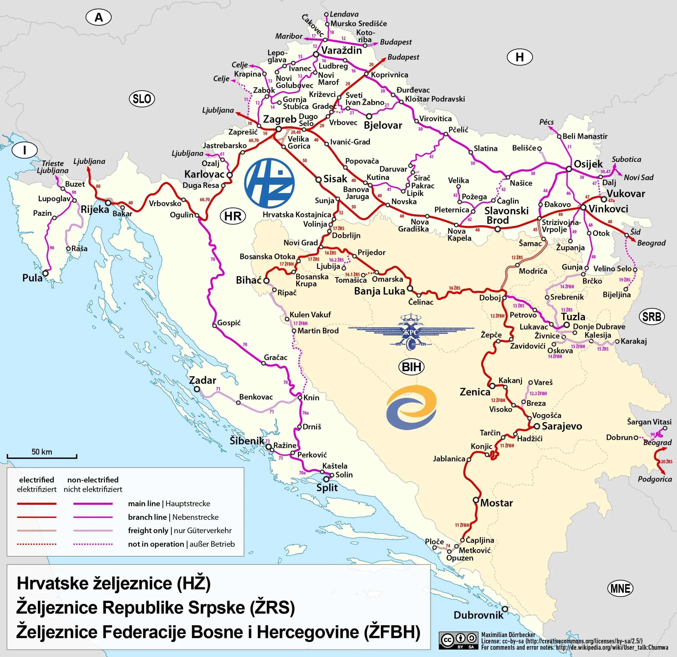 ferrocarril en croacia - Cómo pasar de Croacia a Italia