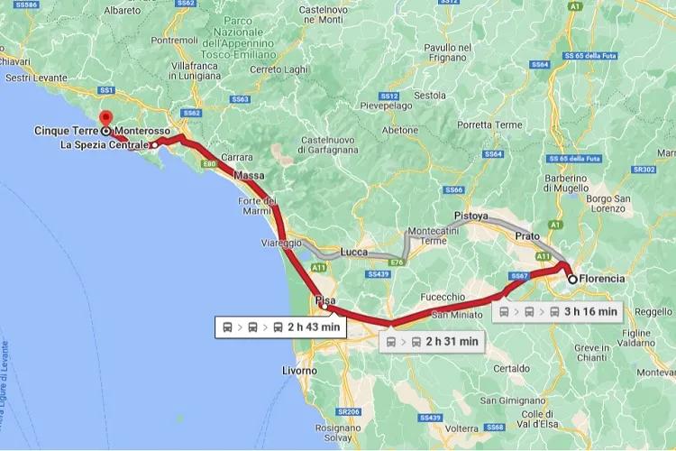 distancia de milan a cinque terre en tren - Cómo recorrer Cinque Terre desde Milán