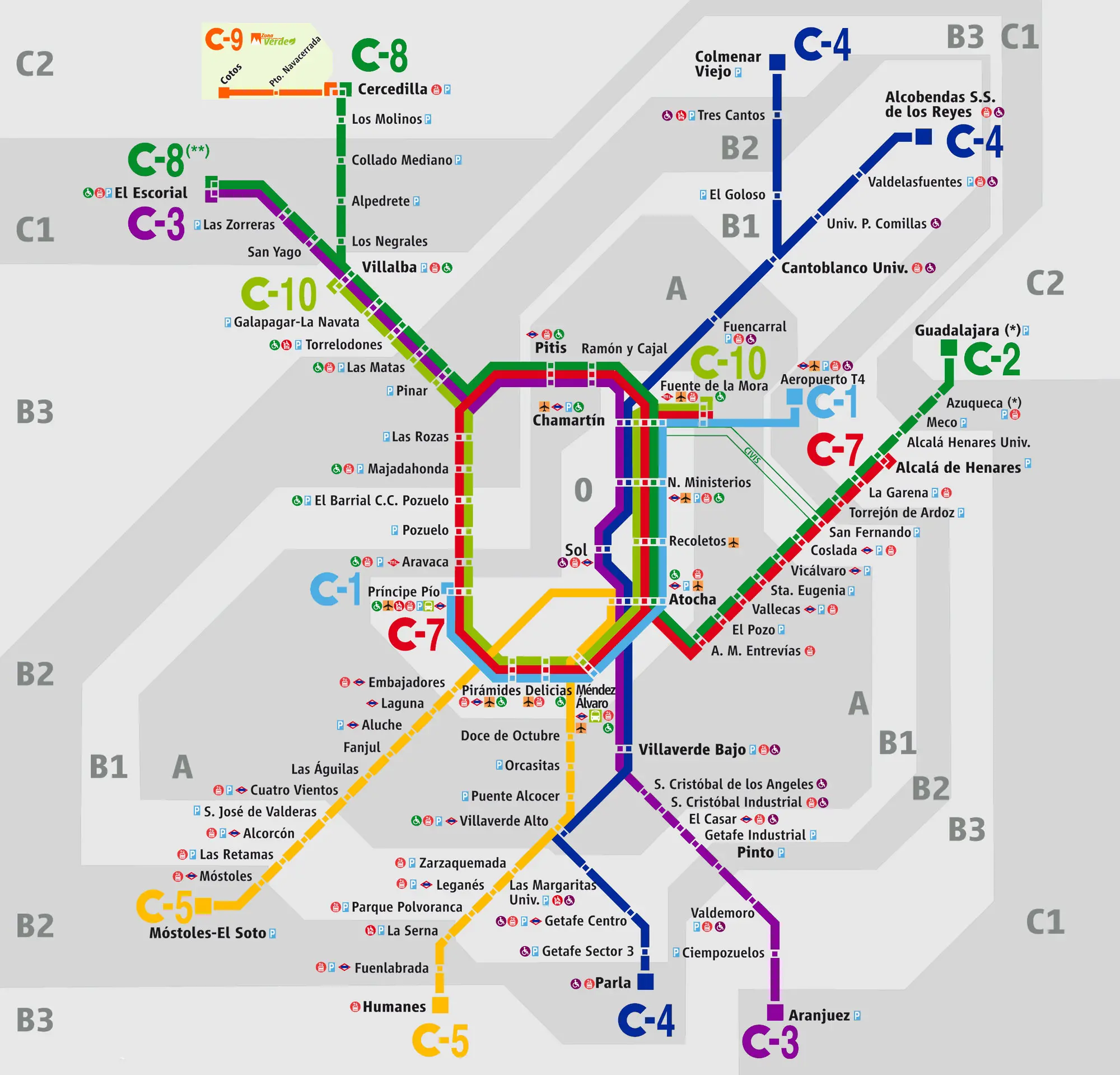 mapa tren renfe madrid - Cómo saber por dónde va un tren de Renfe