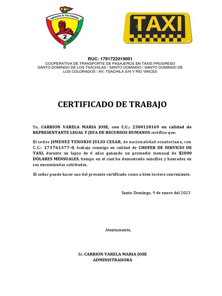 donde busco certificacion de trabajo de hosoital ferroviario central - Cómo sacar certificado de trabajo Art 80