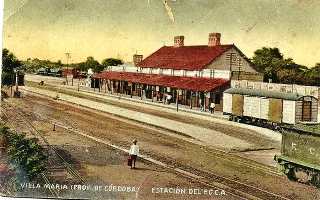 estacion ferrocarril villa maria historia - Cómo se creó Villa María