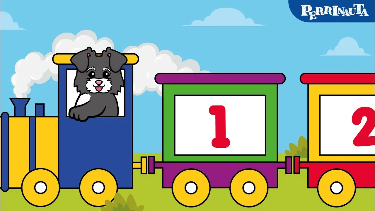 El tren de los números: una forma divertida de aprender matemáticas - Cómo se hacen los números en tres en tres hasta el 100 el tren de los numeros - Cómo se hacen los números en tres en tres hasta el 100