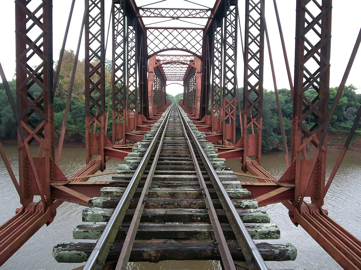 cual es el nombre del puente ferroviario de río segundo - Cómo se llama el río segundo