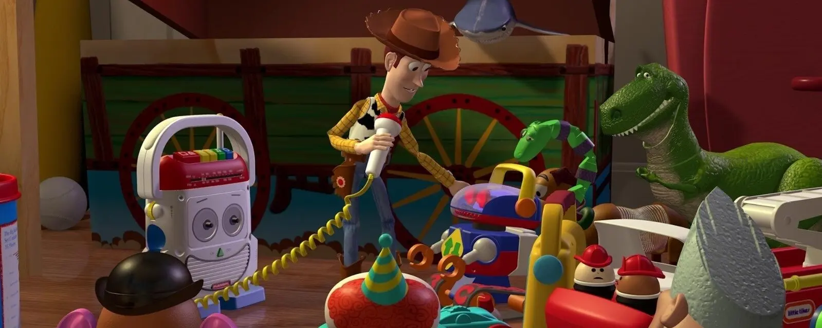 woody tren - Cómo se llama el vaquero viejo de Toy Story