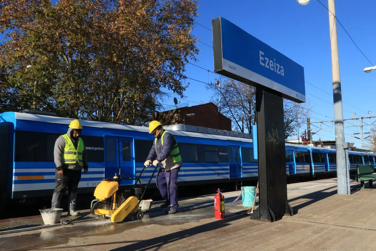 estacion de tren ezeiza direccion - Cómo se llama la estación de Ezeiza