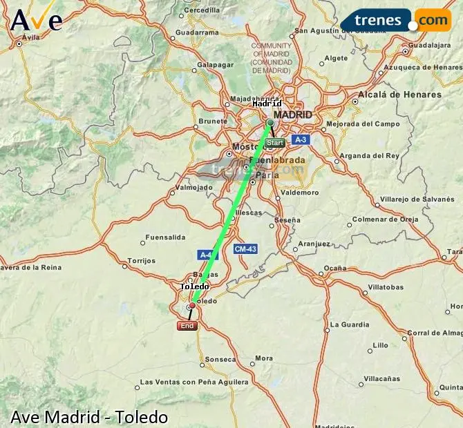 como ir de madrid a toledo tren - Cómo se llega más fácil de Madrid a Toledo