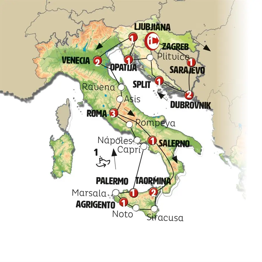 Tren de Italia a Croacia: Una forma cómoda y pintoresca de viajar - Cómo se puede ir de Italia a Croacia tren de italia a croacia - Cómo se puede ir de Italia a Croacia