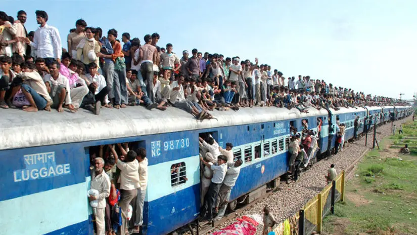 como viajan en tren en la india - Cómo se puede llegar a la India