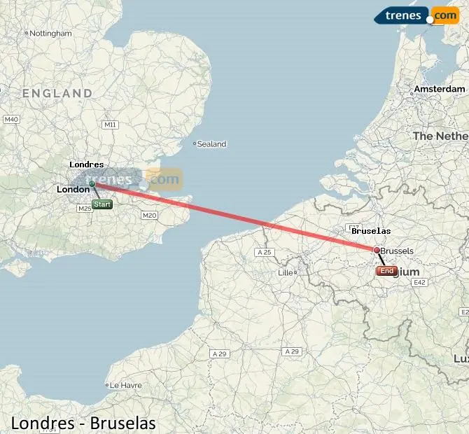 tren de londres a bruselas precio - Cómo se puede llegar desde Londres a Bélgica