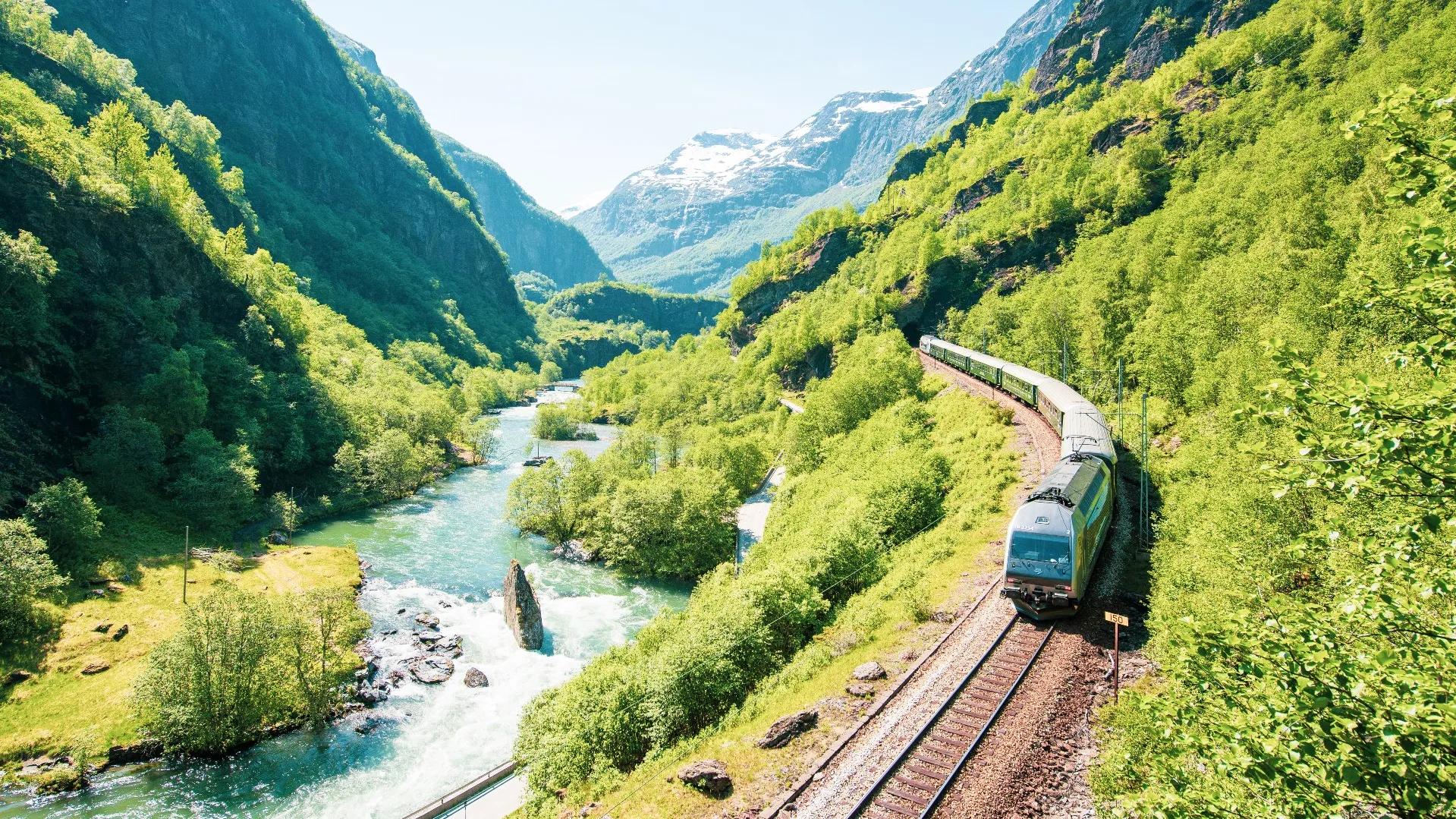 tren noruega - Cómo se transportan en Noruega