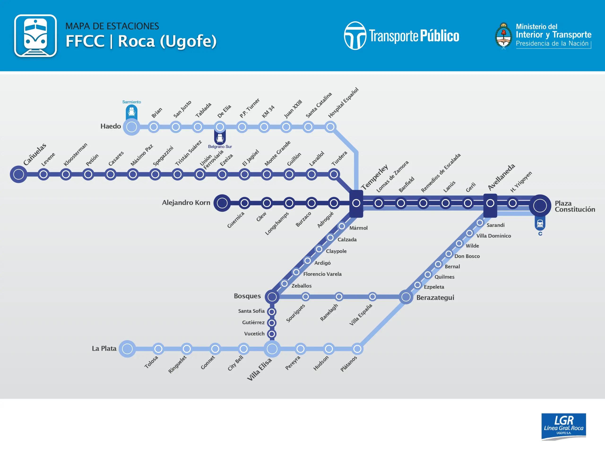 tren de varela a la plata - Cómo viajo de La Plata a Florencio Varela