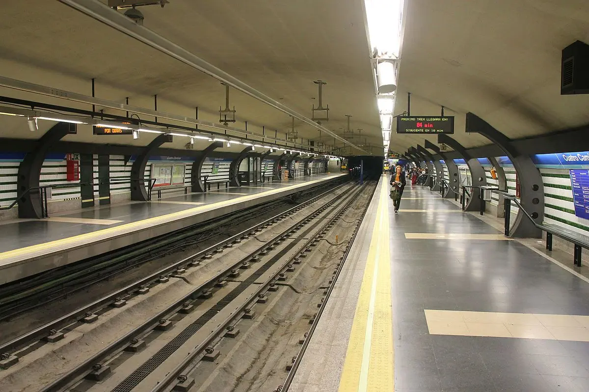 estacion de tren piramides madrid - Cuál es la línea de metro más vieja de Madrid