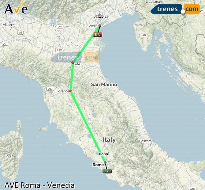 Mapa ferroviario de Roma a Venecia: La mejor manera de viajar entre dos ciudades emblemáticas de Italia - Cuál es la mejor manera de ir de Roma a Venecia mapa ferroviario de roma a venecia - Cuál es la mejor manera de ir de Roma a Venecia