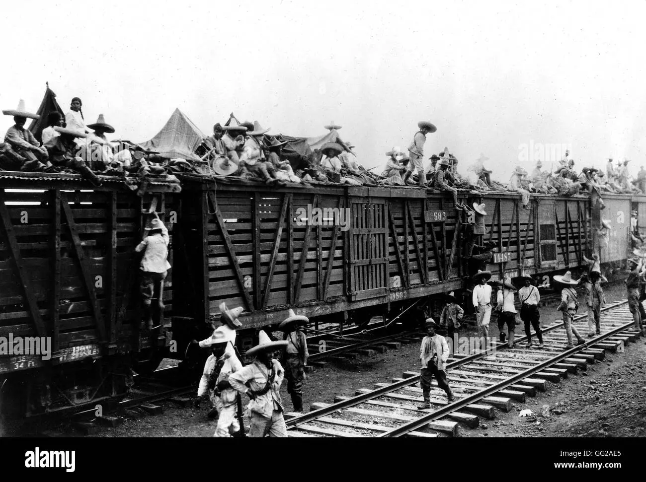 imagenes de la revolucion mexicana de villa en el ferrocarriles - Cuáles fueron los personajes de la Revolución Mexicana