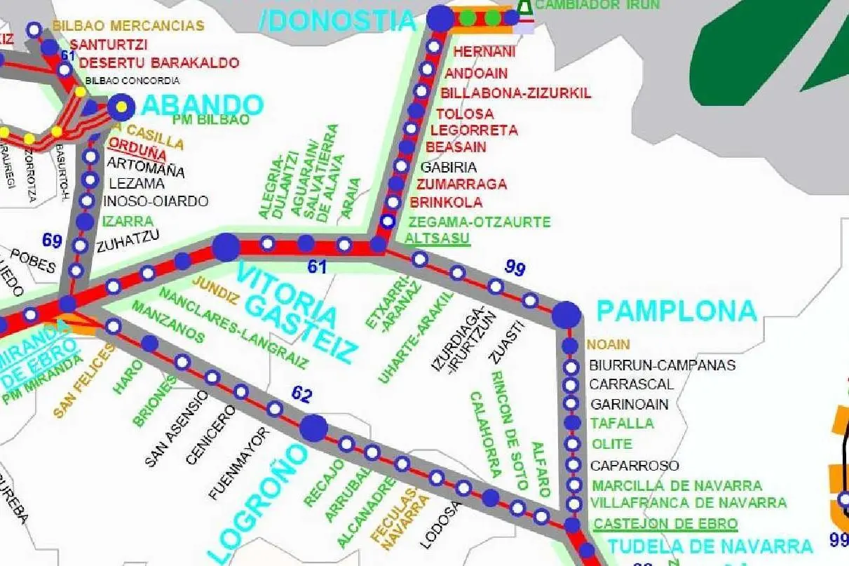 mapa ferroviario de la rioja - Cuáles son las 6 regiones de La Rioja