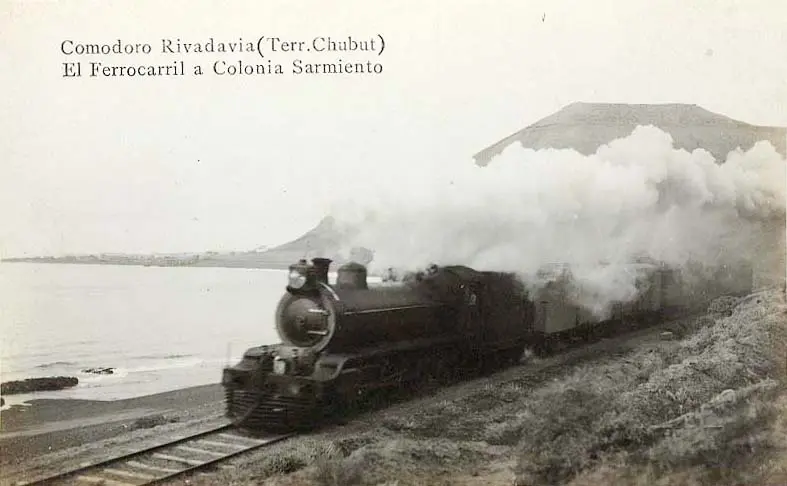 ferrocarril sarmiento chubut - Cuando llegó el ferrocarril a Sarmiento Chubut