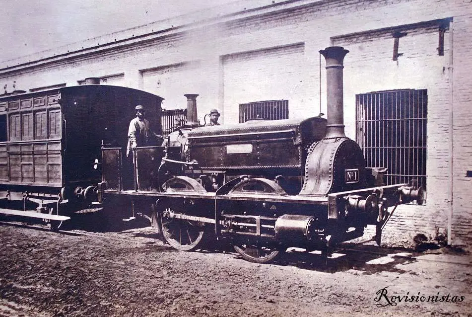 el primer ferrocarril en argentina con el telegrafo - Cuando llegó el telégrafo a Uruguay