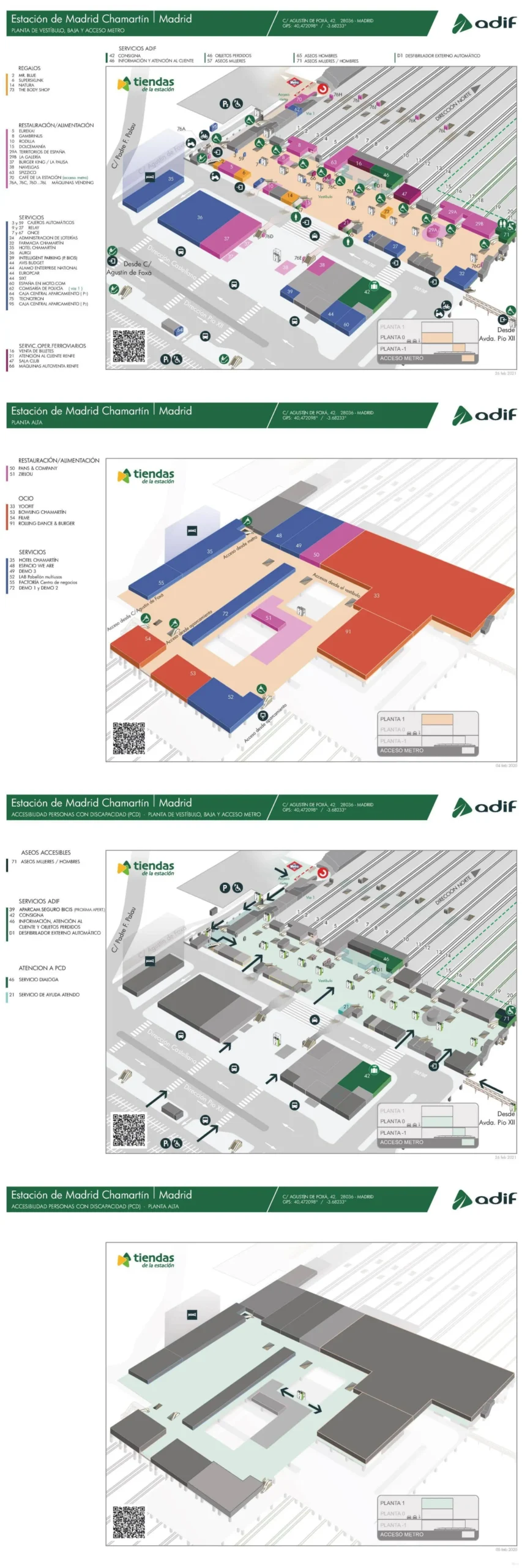 Estación de tren Chamartín Madrid: Mapa, Información y Servicios - Cuántas entradas tiene la estación de Chamartín estacion de tren chamartin madrid mapa - Cuántas entradas tiene la estación de Chamartín