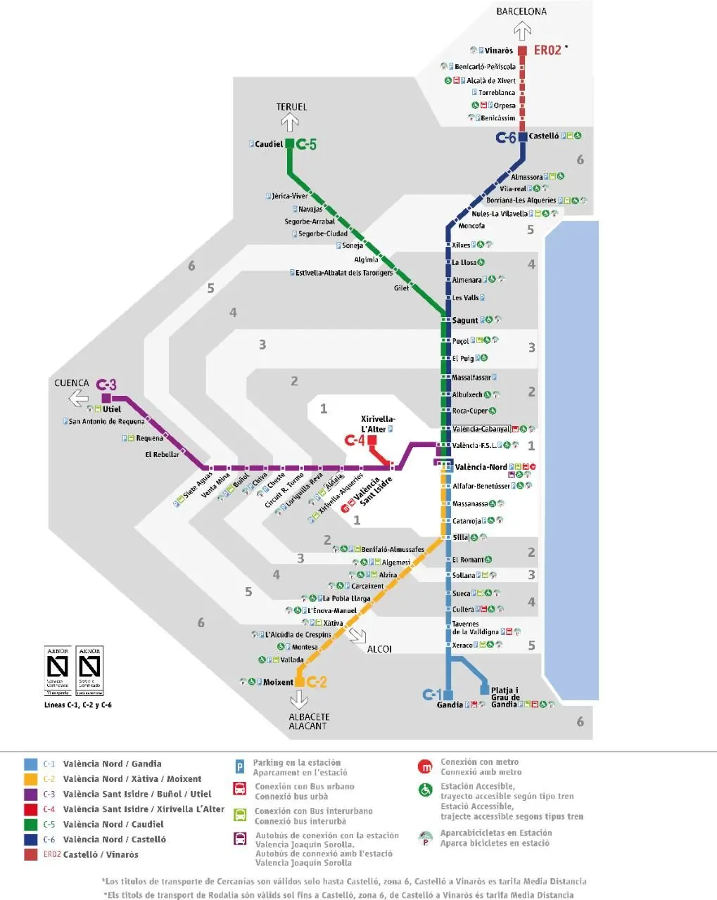 estaciones de tren valencia renfe - Cuántas estaciones hay en Valencia