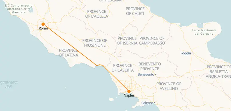 Tren Roma Nápoles: ¿Cuánto tiempo se tarda en hacer el recorrido? - Cuántas horas son de Roma a Nápoles tren roma napoles tiempo - Cuántas horas son de Roma a Nápoles
