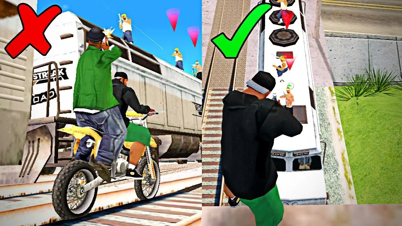 como pasar la mision del tren en gta san andreas - Cuántas misiones hay en el GTA San Andreas