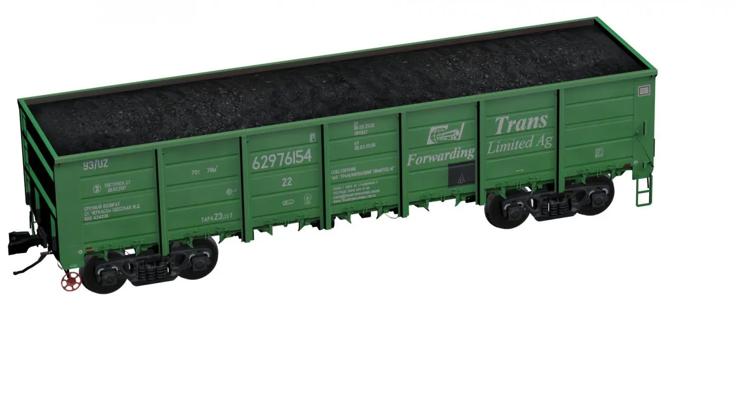 caja trailer ferrocarril - Cuánto carga una tolva de ferrocarril