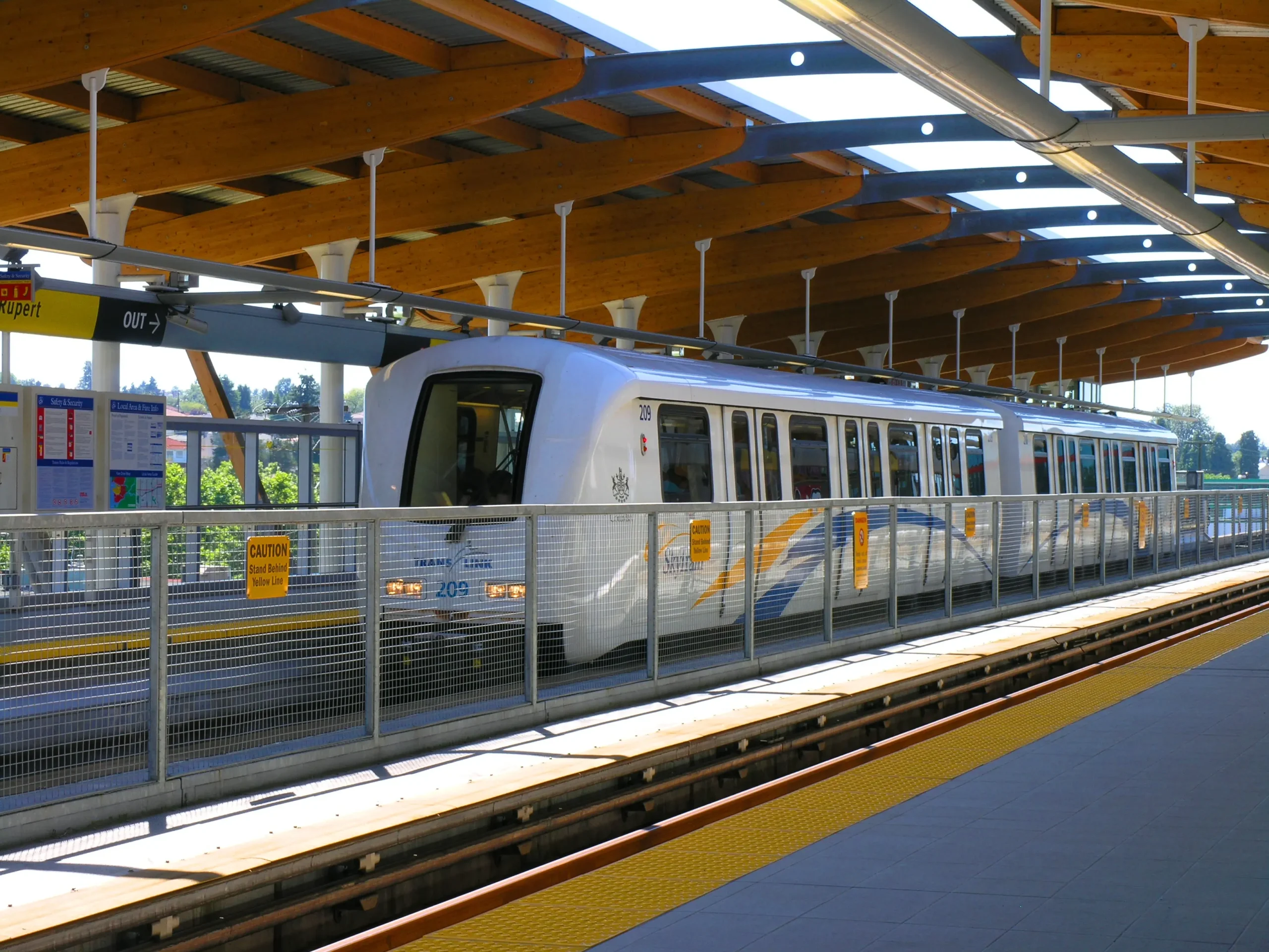 estacion de tren en vancouver - Cuánto cuesta el transporte público en Vancouver