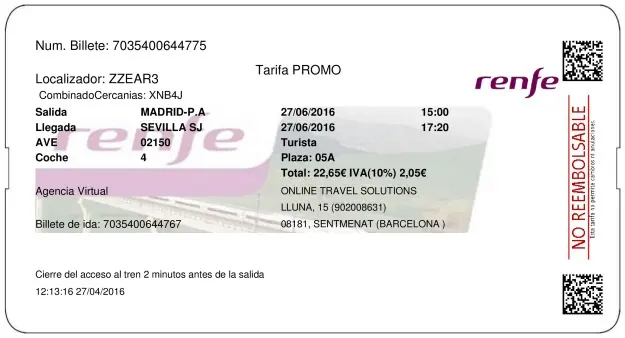 cuanto cuesta el tren de madrid a sevilla - Cuánto cuesta un billete de Madrid a Sevilla