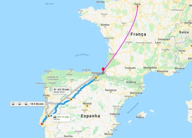tren lisboa paris - Cuánto demora un vuelo de Lisboa a París