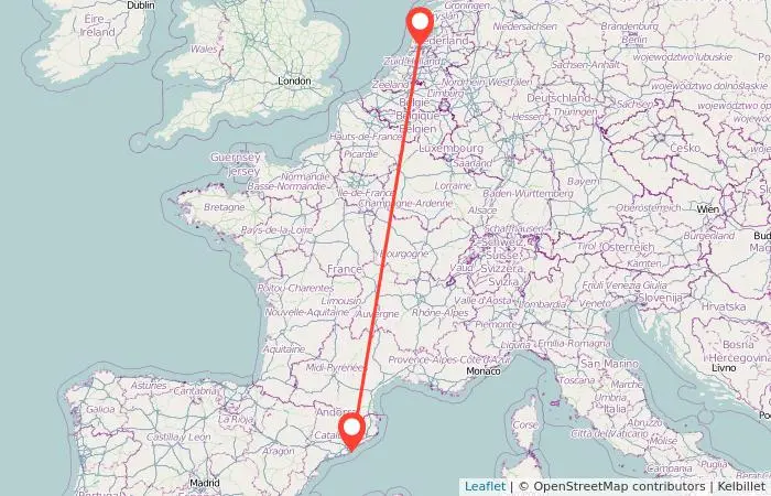 Tren Amsterdam Barcelona: Una experiencia única de viaje - Cuánto hay de Amsterdam a Barcelona en avion tren amsterdam barcelona - Cuánto hay de Amsterdam a Barcelona en avion