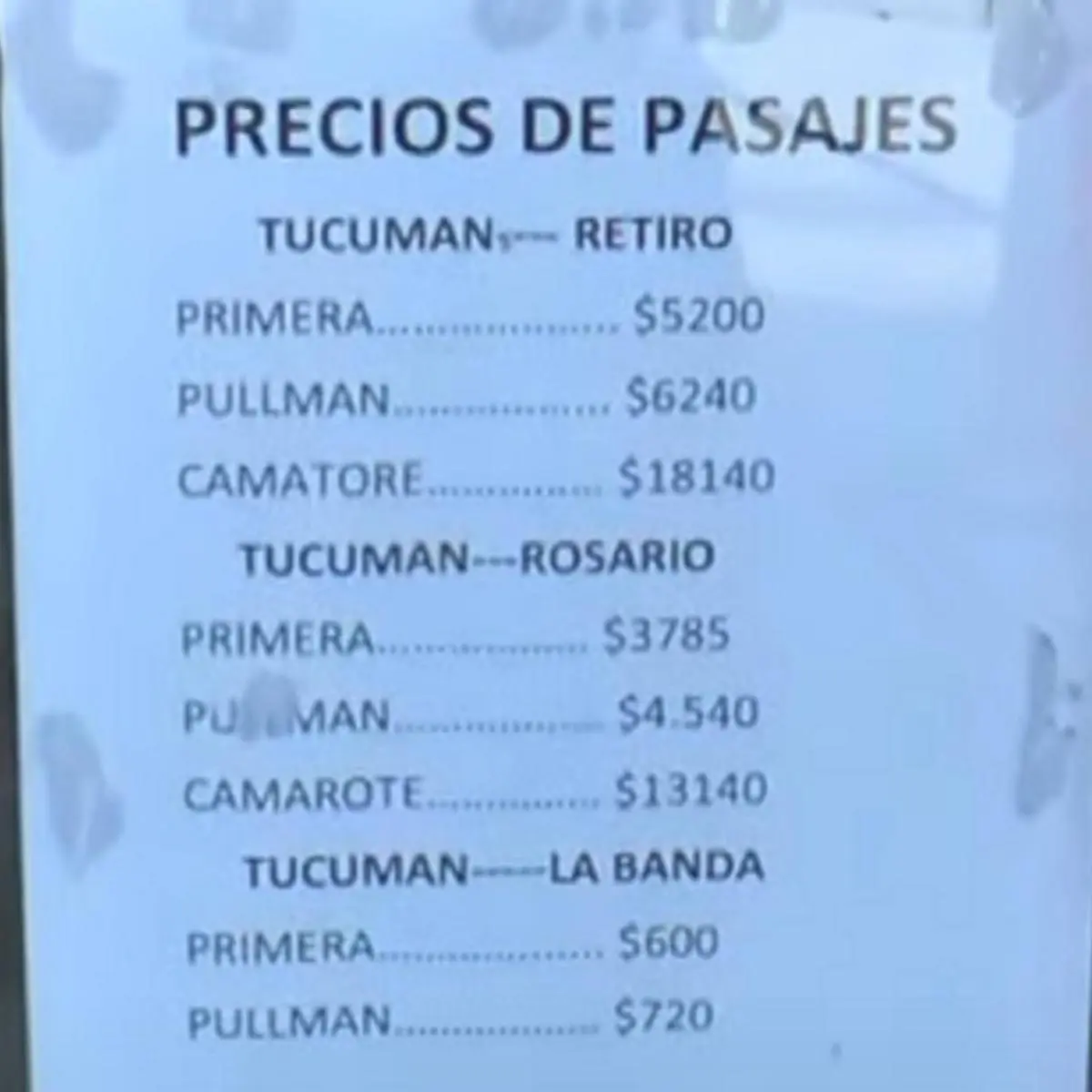 ferrocarril tucuman venta y precios de pasajes - Cuánto sale el boleto en tren a Tucumán
