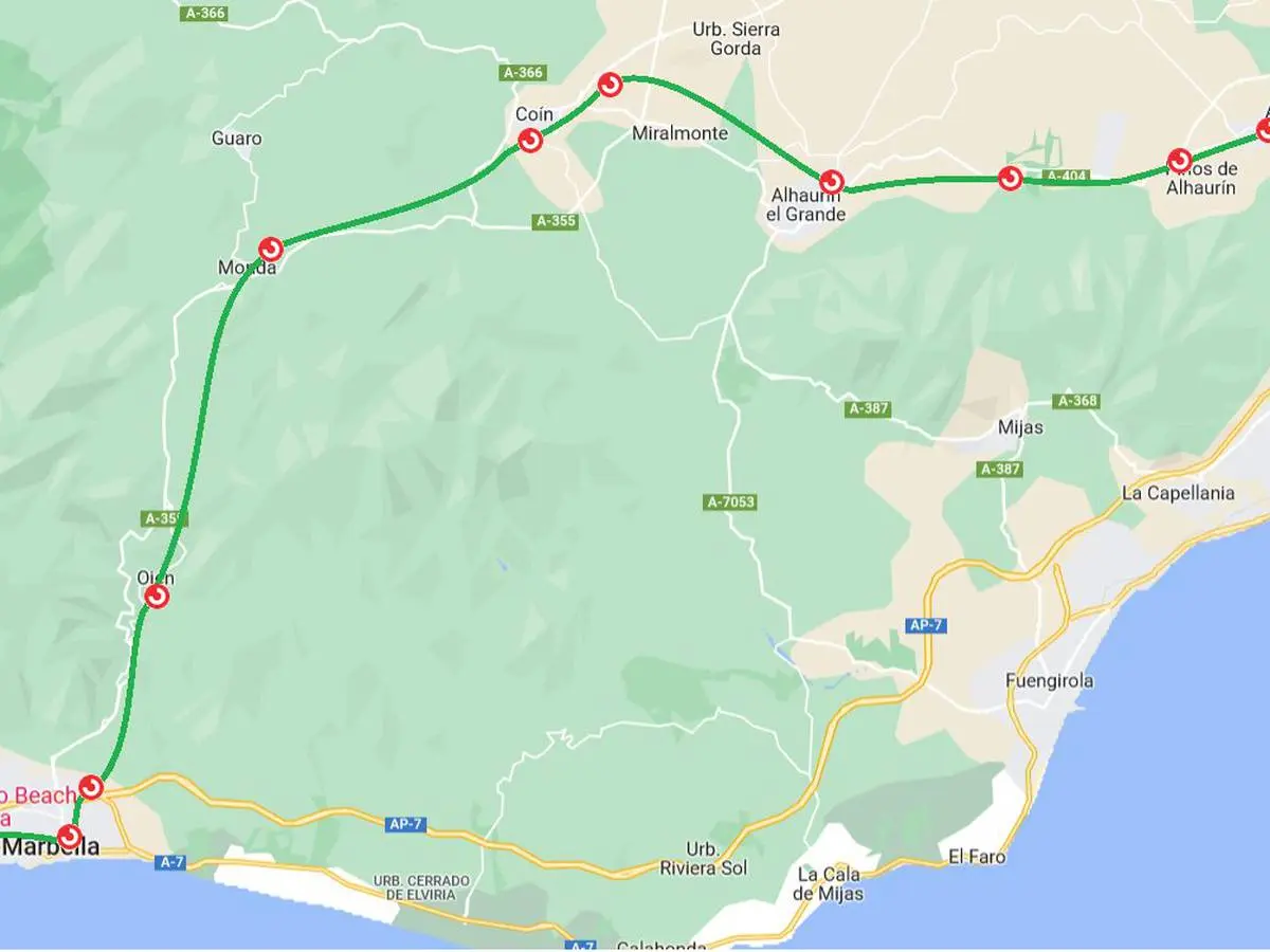 como ir de malaga a marbella en tren - Cuánto tardas de Málaga a Marbella