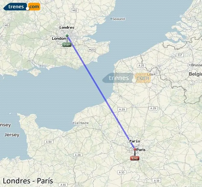 viaje de londres a paris por tren - Cuánto tiempo tarda el tren de París a Londres