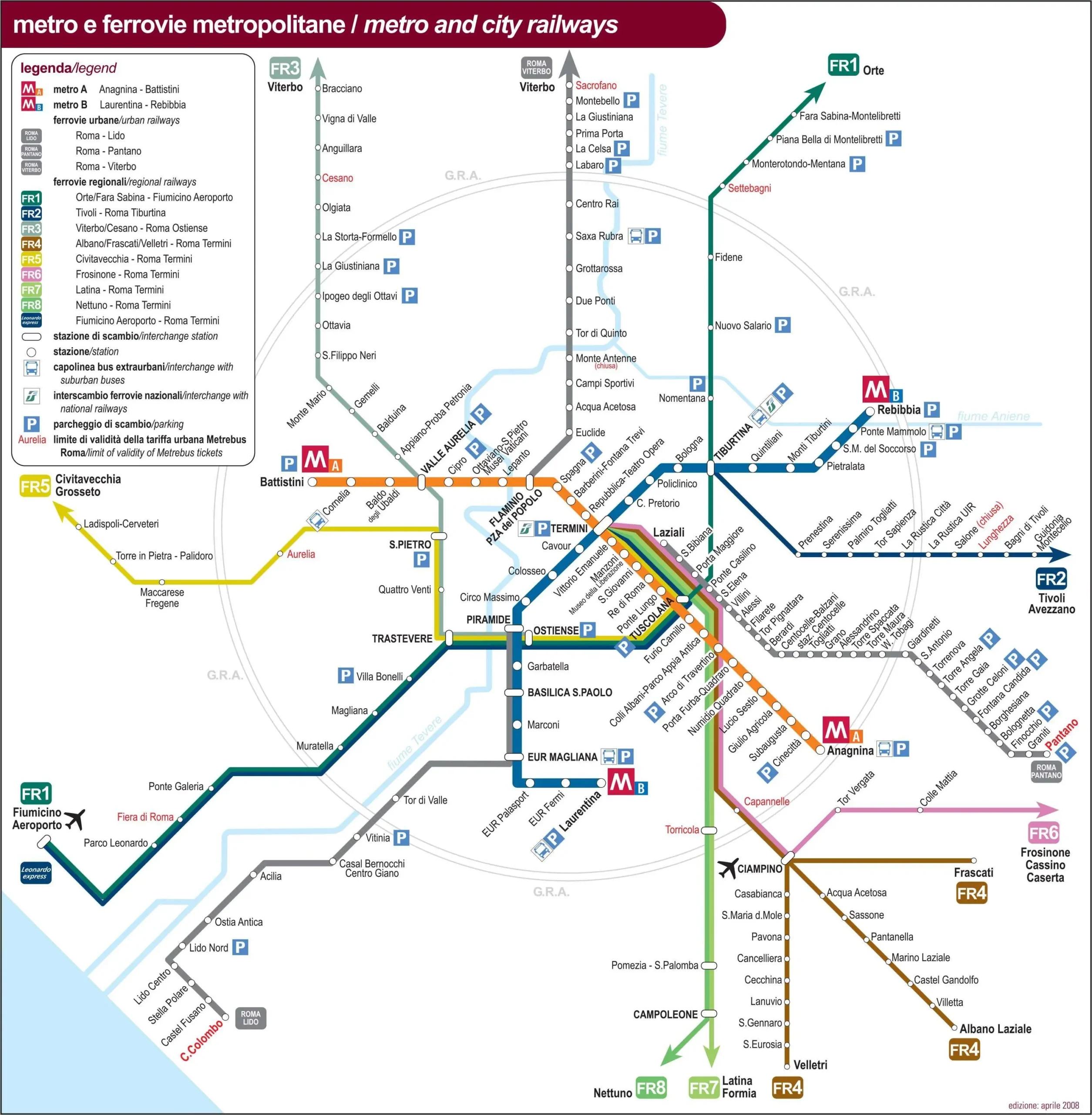 estacion de tren roma termini mapa - Cuántos andenes tiene Roma Termini