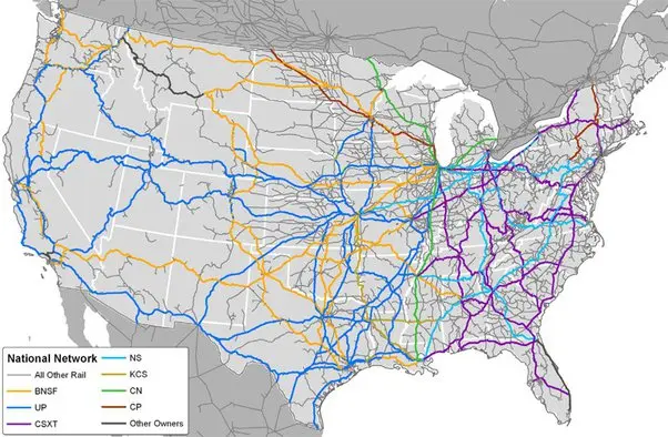 Cuantos kilómetros de ferrocarril tiene Estados Unidos - Cuántos kilómetros de vías ferreas hay en USA cuantos kilometros de ferrocarril tiene estados unidos - Cuántos kilómetros de vías ferreas hay en USA