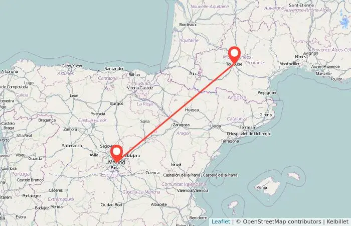 Tren Toulouse Madrid: Una conexión rápida y conveniente - Cuántos kilómetros hay desde Toulouse a Madrid tren toulouse madrid - Cuántos kilómetros hay desde Toulouse a Madrid
