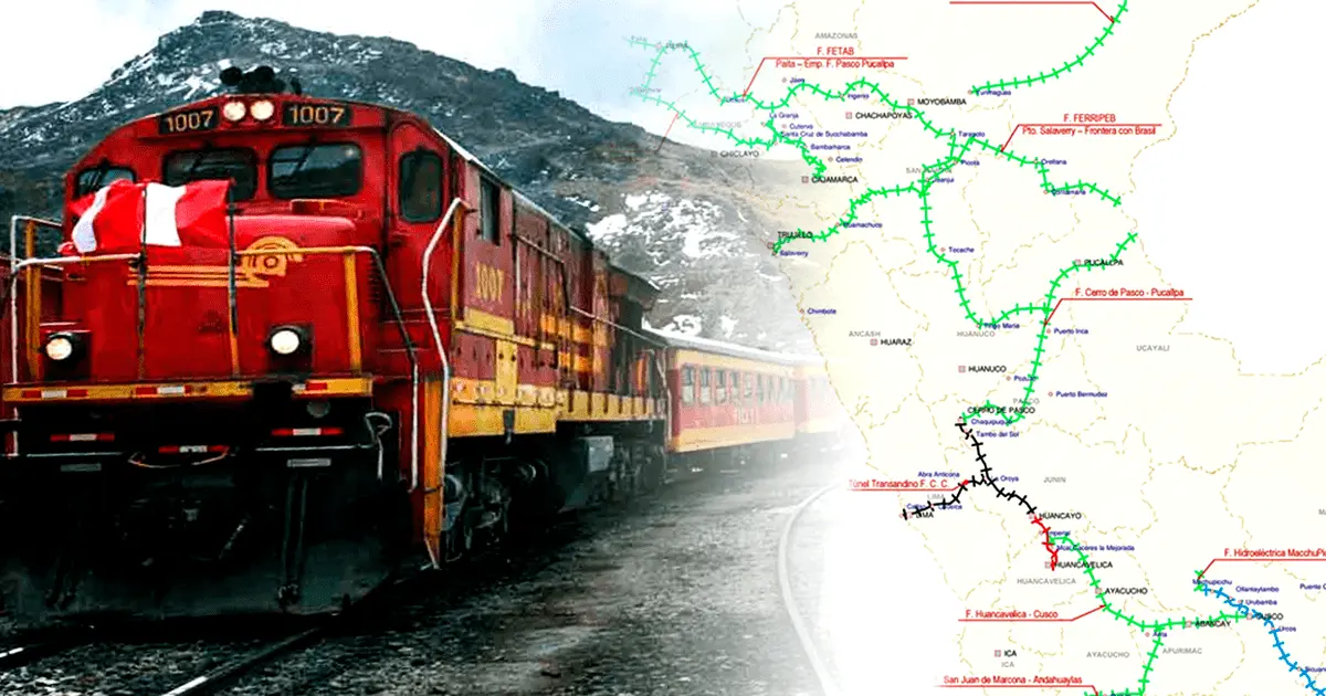 proyecto tren peru - Cuántos trenes hay en el Perú