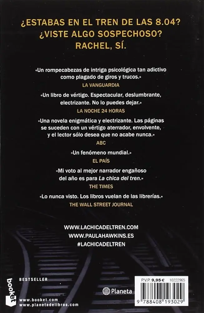 la chica del tren novela - Dónde se desarrolla la historia de la chica del tren