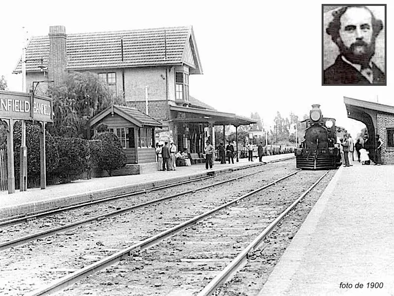 en que año llego el ferrocarril a banfield - Por qué se llama Banfield